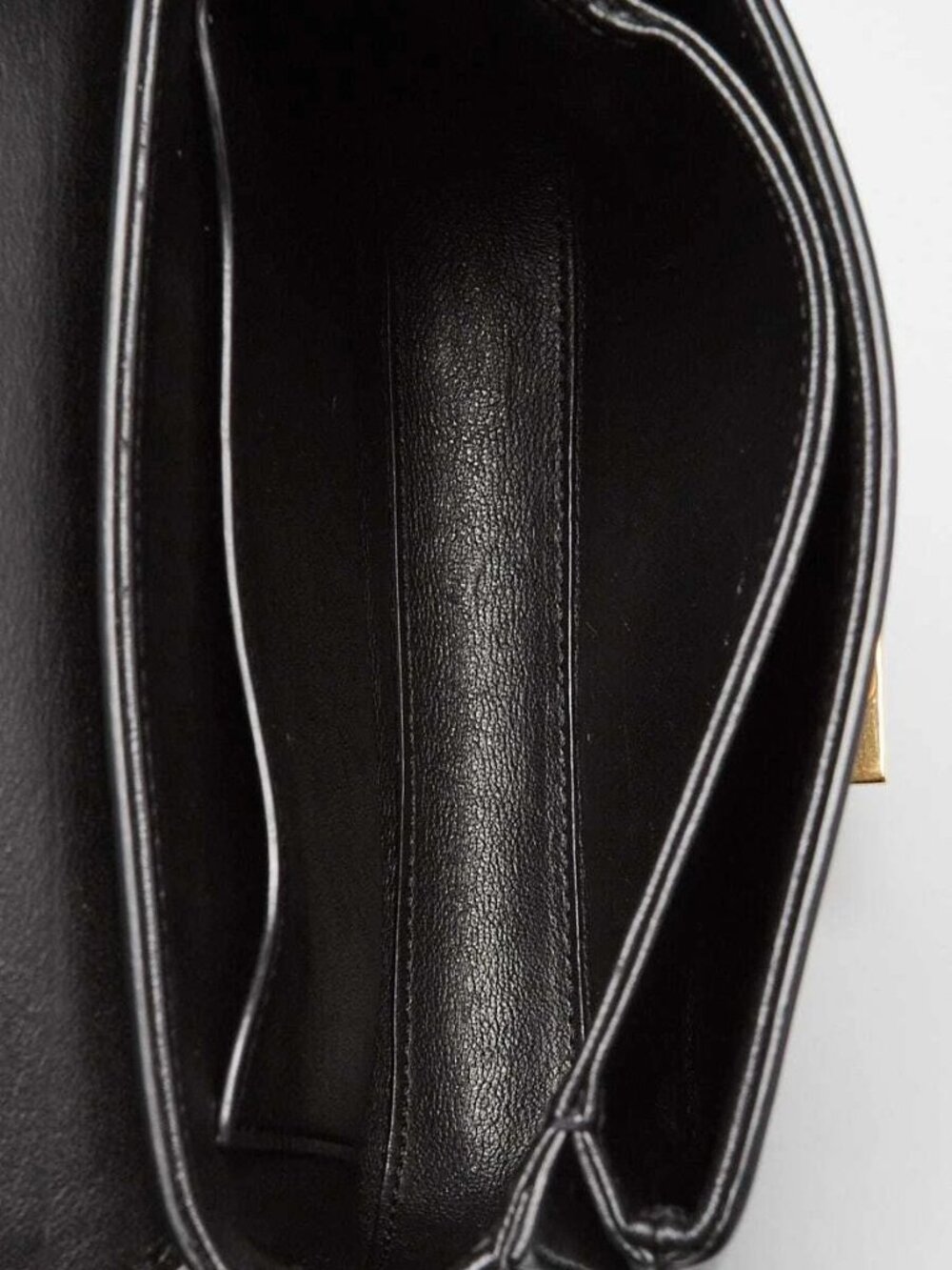 Celine Black Smooth Leather Small Pampille C Flap Bag - Picture 9 of 12